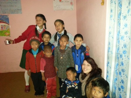 Een deel van de groep