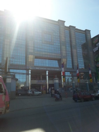 Shopping center of course!